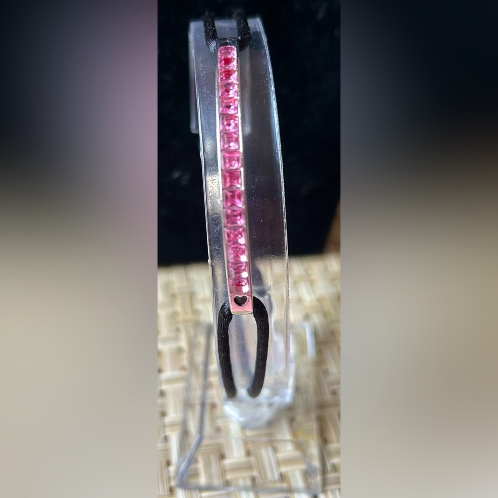 Vintage Brighton, Pink Crystal Bracelet